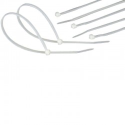 KIT 100 BRIDAS AUTOCIERRE 830x9 mm BLANCA