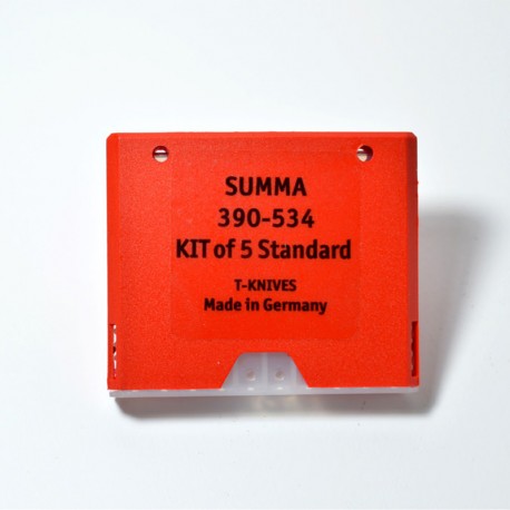 KIT 5 CUCHILLAS SUMMA "T" STANDARD 390-534