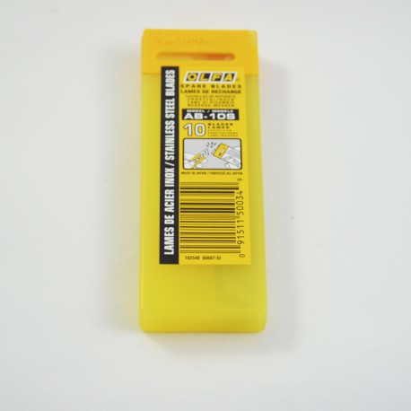 KIT 10 RECAMBIOS CUTTER OLFA 9 mm