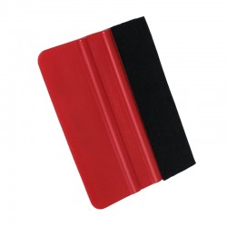 ESPATULA APLICACION POLIPROPILENO ROJA CON FIELTRO 10 cm