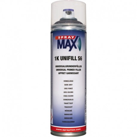SPRAY MAX UNIFILL S6 GRIS OSCURO 500 ML