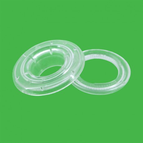 KIT 1000 ARANDELAS TRANSPARENTES 12 mm
