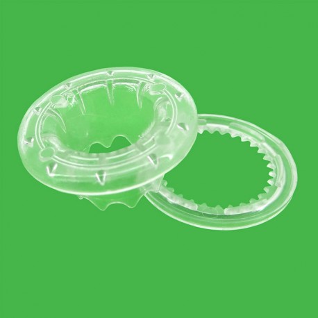 KIT 1000 ARANDELAS TRANSPARENTES 16 mm