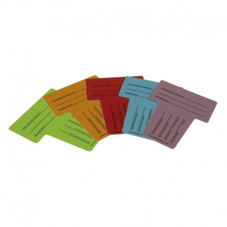 KIT 10 CARTULINAS IDENTIFICACION ROLLOS